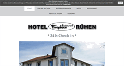 Desktop Screenshot of hotel-ruehen.de