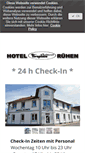 Mobile Screenshot of hotel-ruehen.de